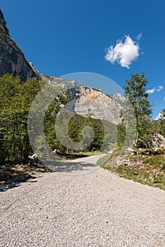 Dirt Road in Sarca Valley - Trentino Italy