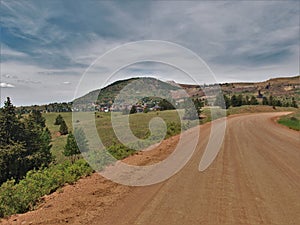 Dirt Road to Victor, Colorado