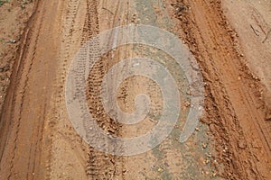 Dirt texture with tyre marks