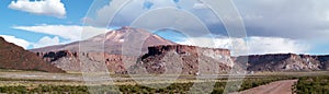 dirth road ,Serranias del jujuy humahuaca, wide colored mountains, Argentina