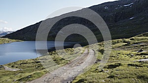 Dirtroad in the mountains