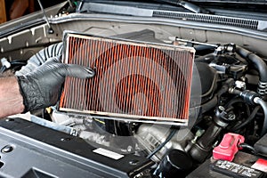 Dirty air filter