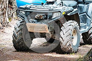 Dirty ATVs after cross-country trips