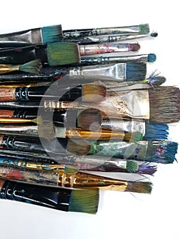 Dirty brushes