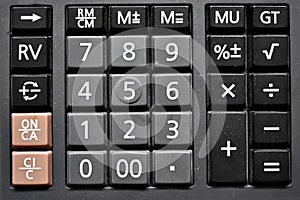 Dirty Calculator Keypad