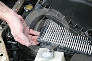Dirty Car Air Filter