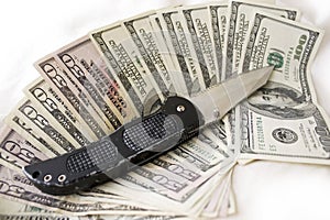 Dirty Cash and Knife