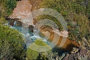 Dirty and clean water