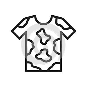 Dirty Clothes icon vector image.