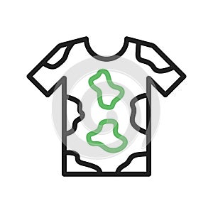 Dirty Clothes icon vector image.