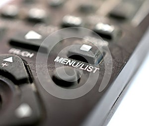 dirty and dusty tv remote control unit
