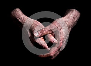 Dirty Folded Hands