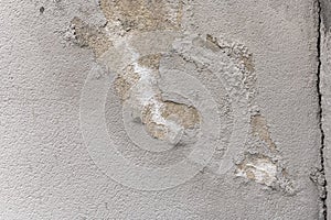 dirty gray wall texture with cracks. Vector textura de