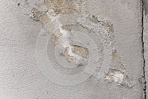 dirty gray wall texture with cracks. Vector textura de photo