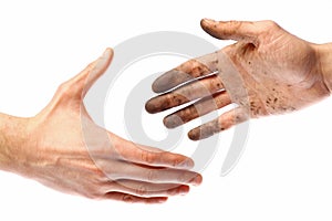 Dirty handshake