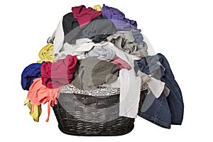 Dirty Laundry in Basket