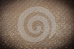Dirty metal diamond grip pattern texture and background