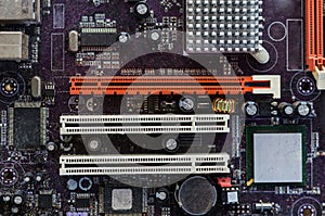 Dirty motherboard for the whole frame