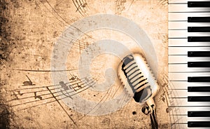 Dirty music background