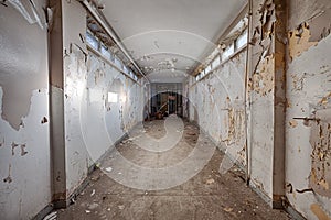 Dirty, old and forgotten corridor