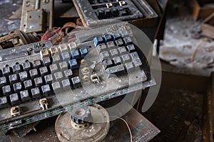 Dirty old mechanical keyboard
