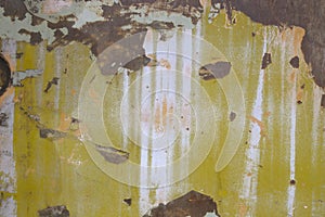 Dirty old and rusty iron wall background