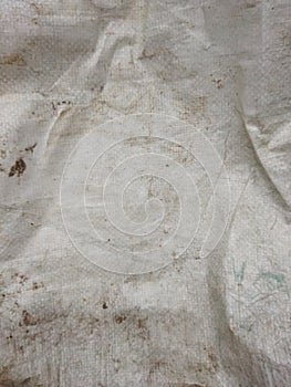 dirty old white sack texture