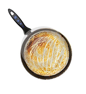 Dirty pan after cooking