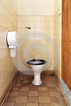 Dirty public toilet