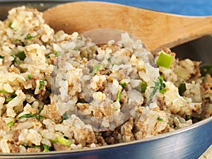 Dirty Rice with Gizzards