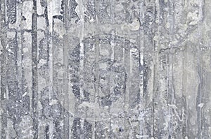 Dirty and rusty galvanized iron plate