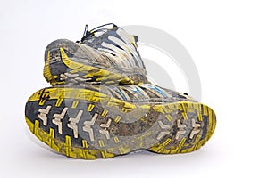 Dirty trail running shoes 