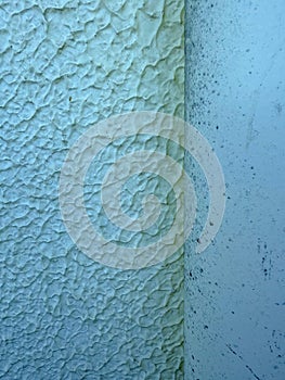 dirty wall with rough and smooth texture.