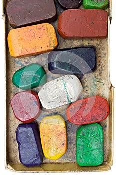 Dirty Wax Crayons