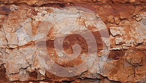 Dirty, weathered wall with rusty, broken metal construction industry backdrop generated by AI