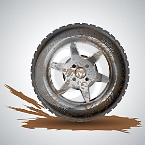 Dirty wheel