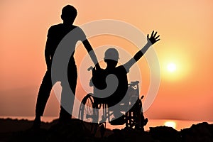 Disabilities, watching the sun rise