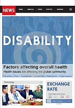 Disability Disabled Disorder Medical Mental Special Concept