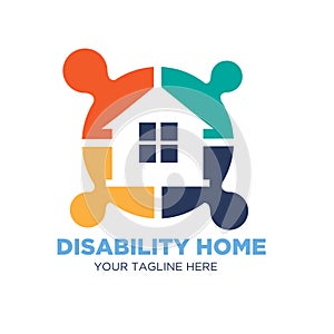 Disability home care logo designs