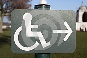 Disability sign