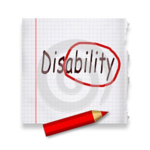 Disability photo