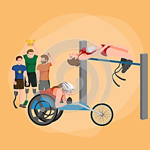 Disable Handicap Sport Paralympic Games