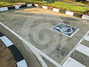 Disable people parking sign