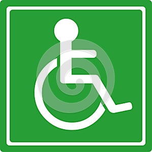 disabled area signage