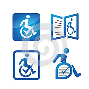 Disabled assisted logo