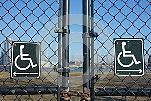 Disabled Entrance Signs