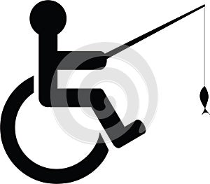 Disabled fishing icon