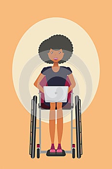 Invalidný v invalidný vozík prenosný počítač 