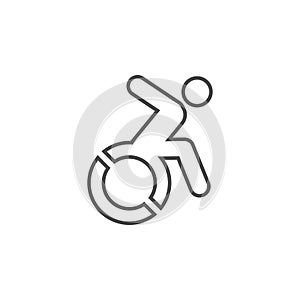 Disabled icon design template vector isolated