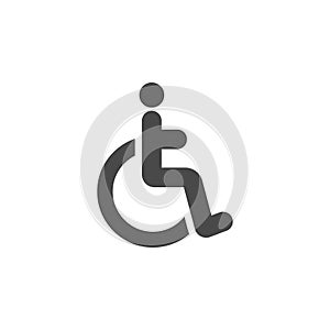 Disabled icon design template vector isolated